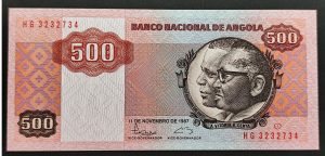 Angola 500 Kwanzas 1987 UNC P120