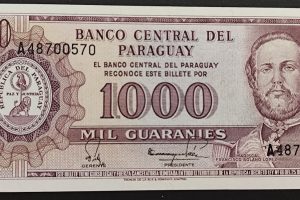 Paraguay 1000 Guaranis ND (1992) UNC P207
