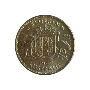 1942 Melbourne Florin - Uncirculated