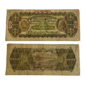 Australia 1927 Half Sovereign Riddle/Heathershaw Fine