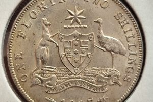 1917 Melbourne Florin- aUNC