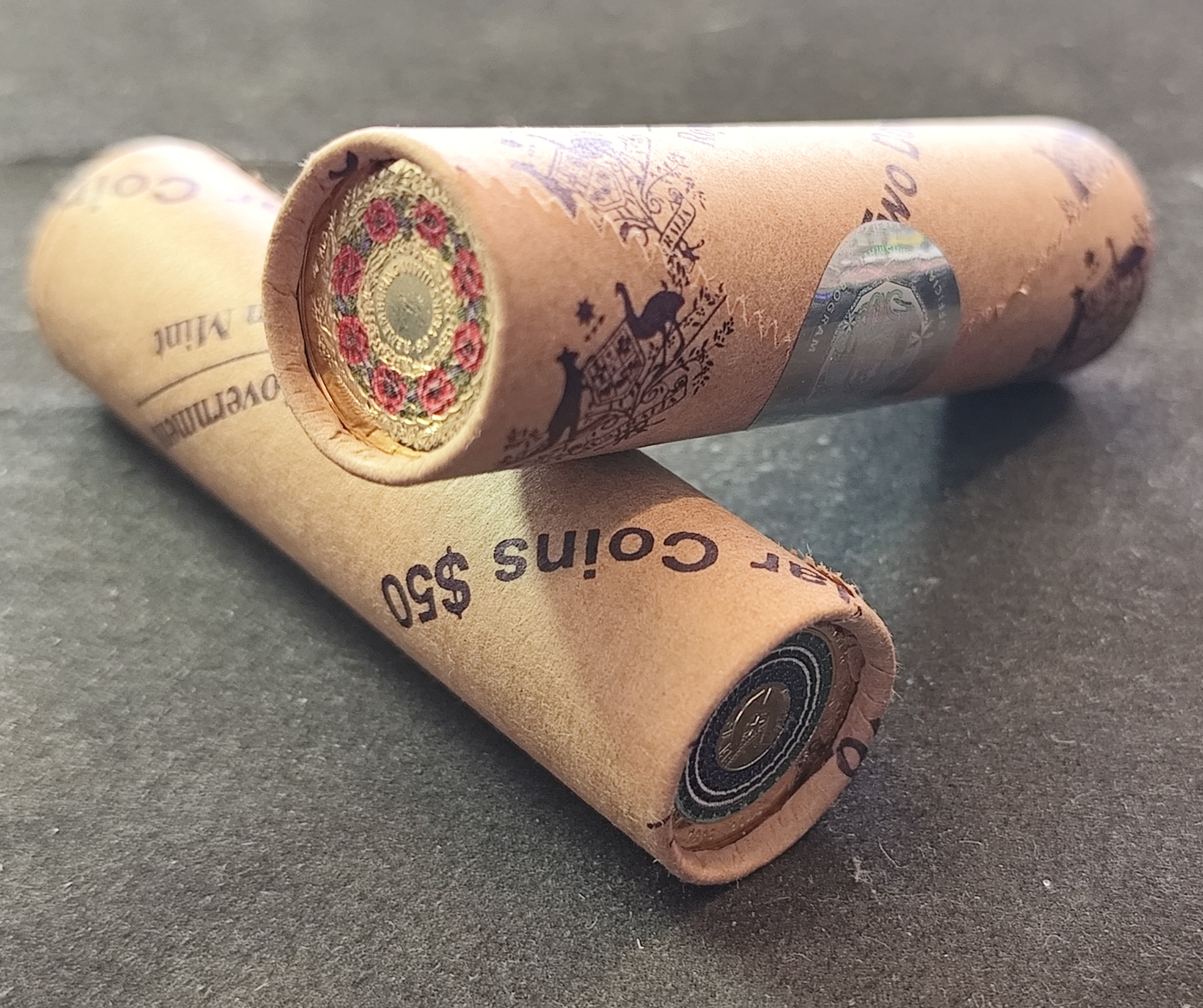 2025 Christmas Special - $2 RAM Roll Pair ; End of WWII Poppy Wreath + Torres Strait Islander Flag - Image 3