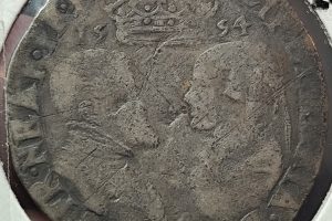 UK England 1554 Shilling Philip and Mary VG Scarce