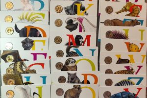 2016 Rare set Alphabet Coloured $1 coin Collection of 26 "A to Z " coins