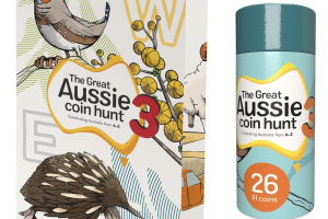 2022 Great Aussie Coin Hunt #3 Folder and 26-coin Tube Set