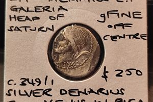 Ancient Rome Republic 87BC Silver Denarius gFine