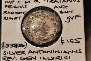 Rome Trajan Decius Silver Antoninianus 249-251 AD gVF