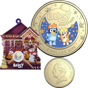 2025 $1 Christmas Bluey Uncirculated Coin