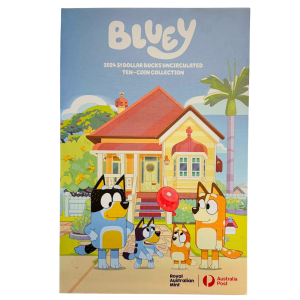 2024 $1 Bluey Dollar Bucks 10-Coin Set in Folder