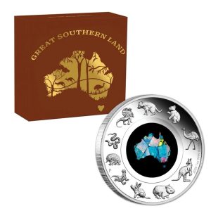 2020 Great Southern Land 1oz Silver Proof Opal Coin