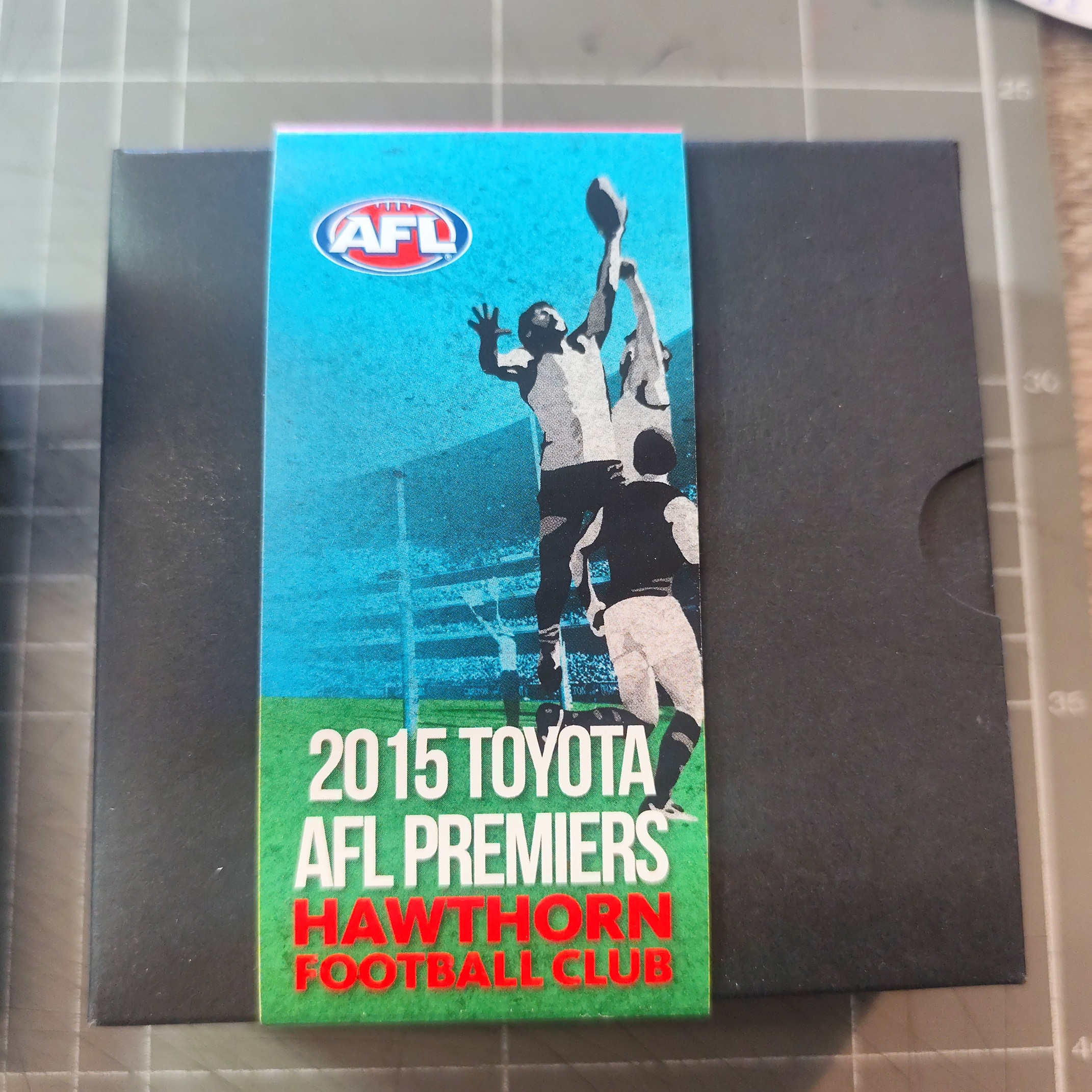 2015 AFL Premiers Hawthorn Hawks Coloured One Dollar Uncirculated - Image 3